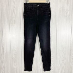 American Eagle | Black Highest Rise Jegging Super Stretch Size 4